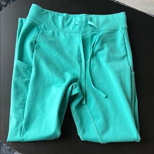 Alo Teal Drawstring Jogger Pants